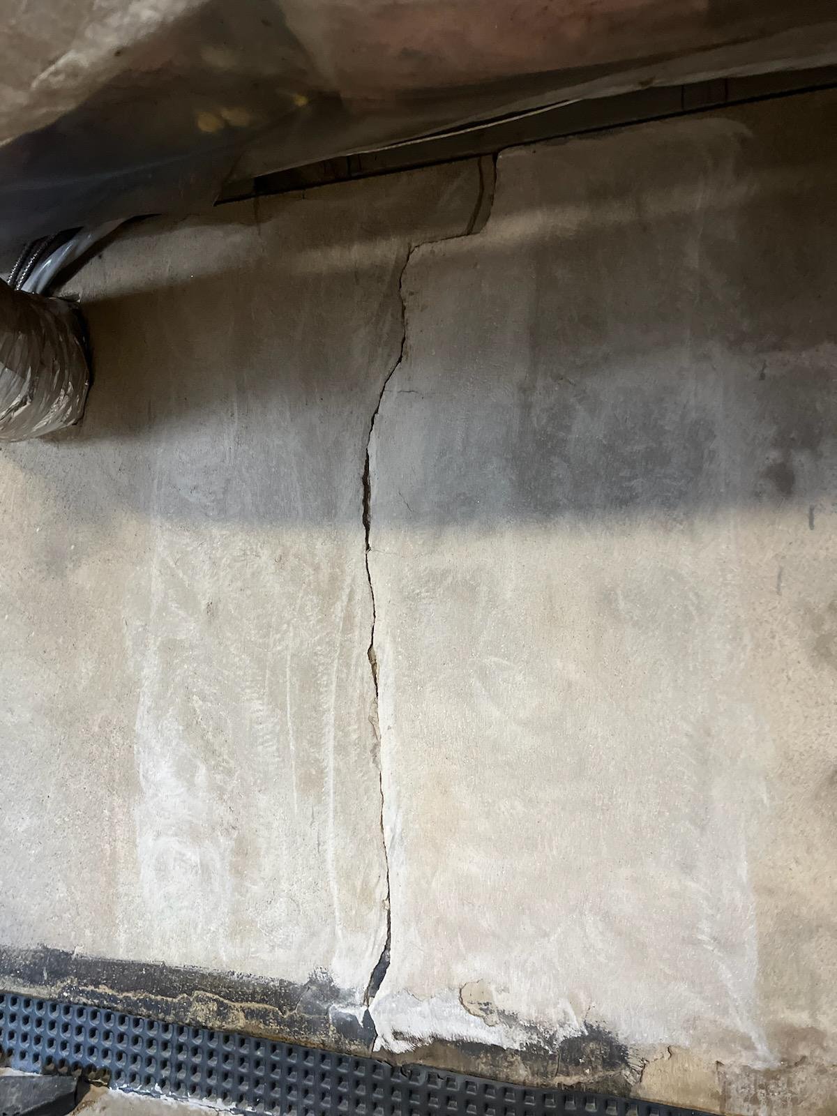 Job-site photo 1: missing foundation footer rebuild with reinforced rebar and structural wall reinforcement in Norwalk, CT