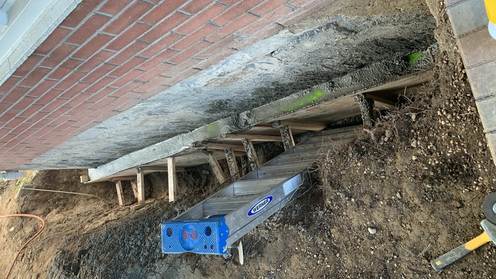 Job-site photo 3: foundation footer structural rebuild with reinforced rebar and wall reinforcement in Yorktown Heights, NY