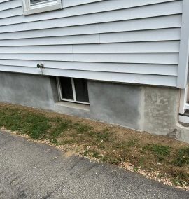 stucco repair before